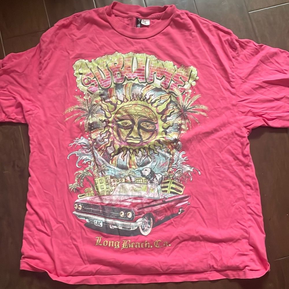 Sublime, pink t-shirt